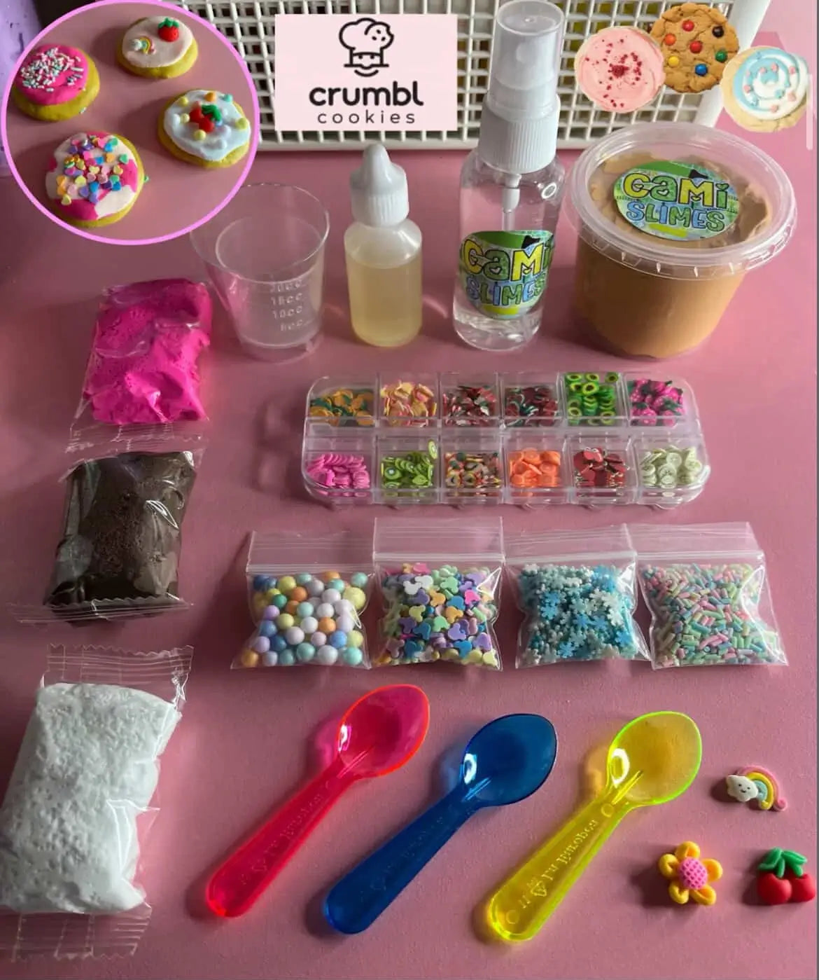 Fábrica de Crumbl Cookies de Slime